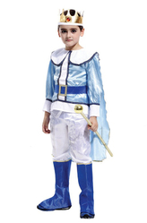 Детские костюмы - Костюм Король бело-голубой