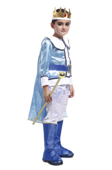 Детские костюмы - Костюм Король бело-голубой